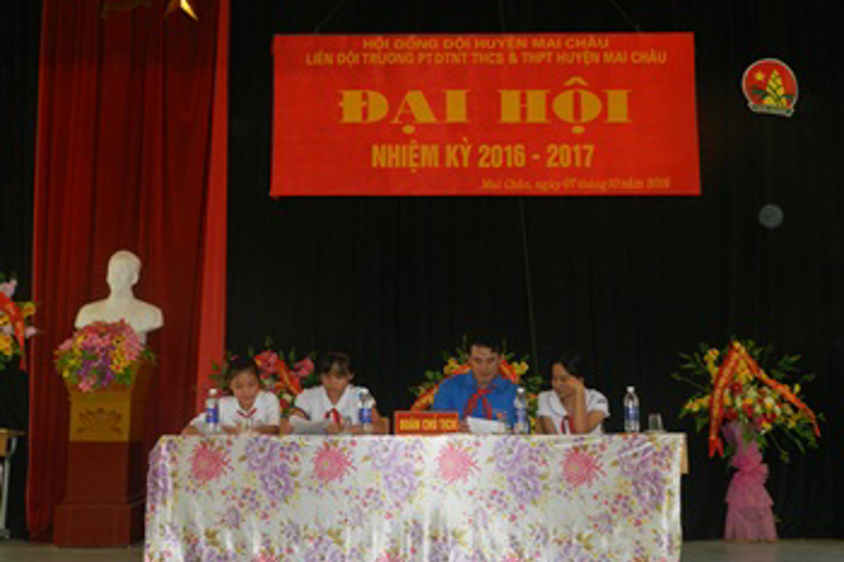Chủ tịch đoàn điều hành Đại hội Liên Đội, nhiệm kỳ 2016-2017