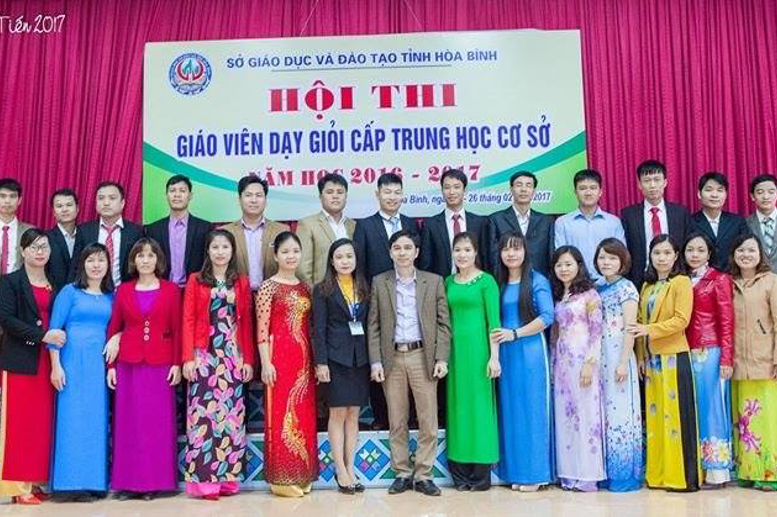 Các thầy, cô giáo môn Tin học tham dự Hội thi GVDG cấp tỉnh năm học 2016-2017