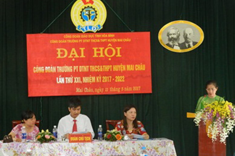 Đ/c Phạm Thị Huệ - BTCB phát biểu chỉ đạo Đại hội